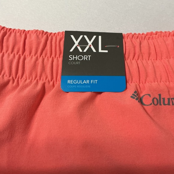Columbia NWT Athletic XXL Bogata Bay Coral Shorts - Picture 6 of 15